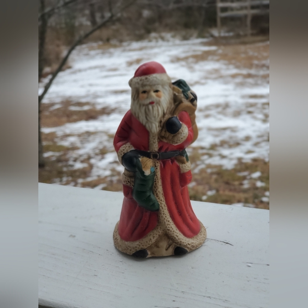 Porcelain Santa Bell